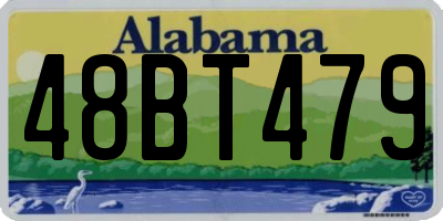 AL license plate 48BT479