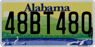 AL license plate 48BT480