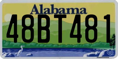 AL license plate 48BT481