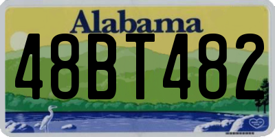 AL license plate 48BT482