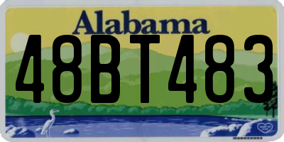 AL license plate 48BT483