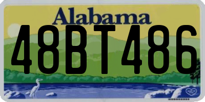 AL license plate 48BT486