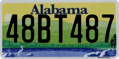 AL license plate 48BT487