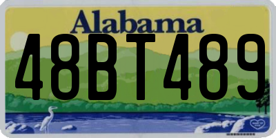 AL license plate 48BT489