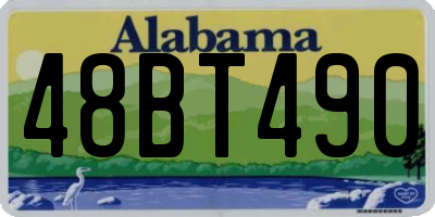 AL license plate 48BT490