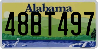 AL license plate 48BT497