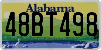 AL license plate 48BT498