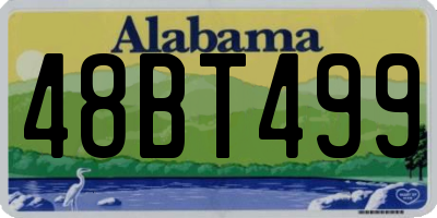AL license plate 48BT499