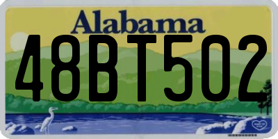 AL license plate 48BT502