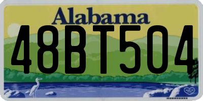 AL license plate 48BT504