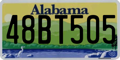 AL license plate 48BT505