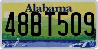 AL license plate 48BT509
