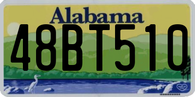 AL license plate 48BT510