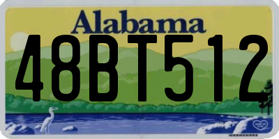 AL license plate 48BT512