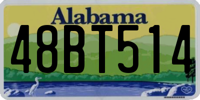 AL license plate 48BT514