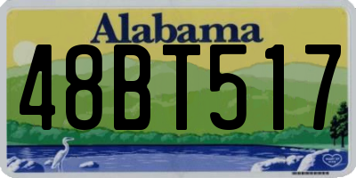 AL license plate 48BT517
