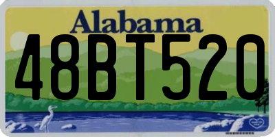 AL license plate 48BT520