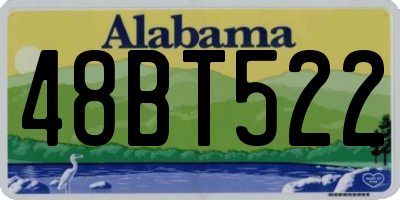 AL license plate 48BT522