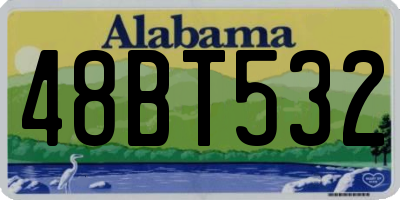 AL license plate 48BT532