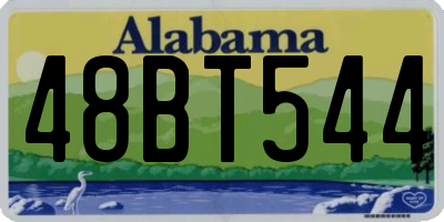 AL license plate 48BT544
