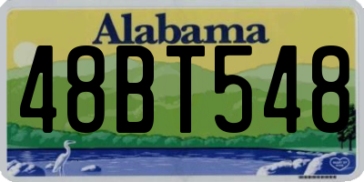 AL license plate 48BT548
