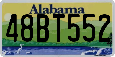 AL license plate 48BT552