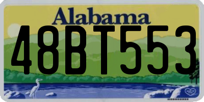 AL license plate 48BT553