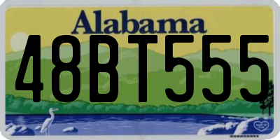 AL license plate 48BT555