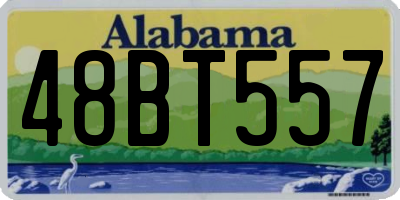 AL license plate 48BT557