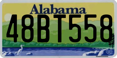 AL license plate 48BT558