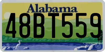 AL license plate 48BT559