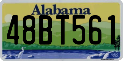 AL license plate 48BT561