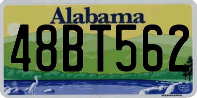 AL license plate 48BT562
