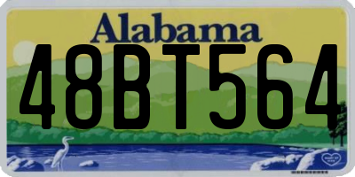 AL license plate 48BT564