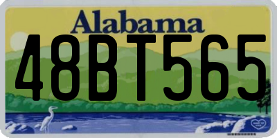 AL license plate 48BT565