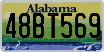 AL license plate 48BT569