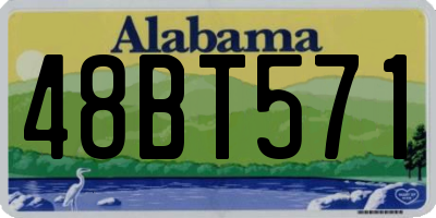 AL license plate 48BT571