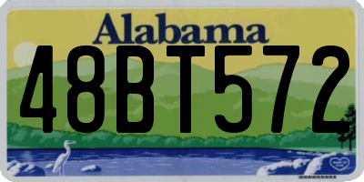 AL license plate 48BT572
