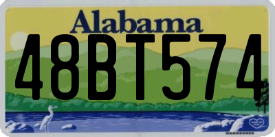 AL license plate 48BT574