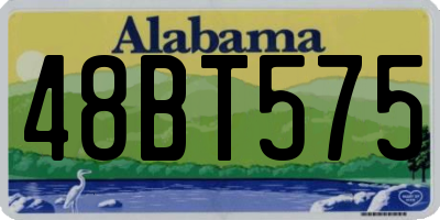 AL license plate 48BT575