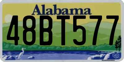 AL license plate 48BT577