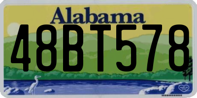 AL license plate 48BT578