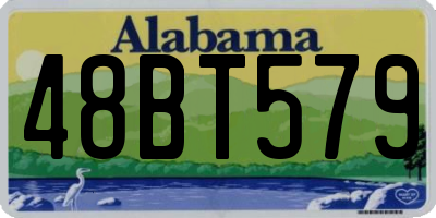 AL license plate 48BT579