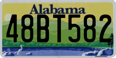 AL license plate 48BT582
