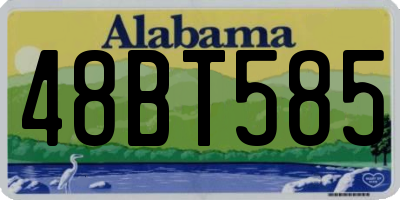 AL license plate 48BT585