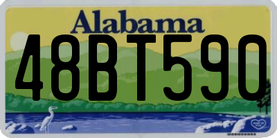 AL license plate 48BT590