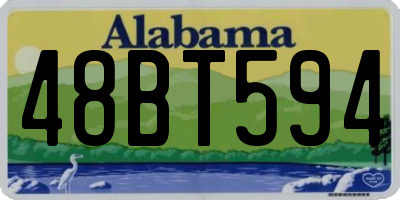 AL license plate 48BT594