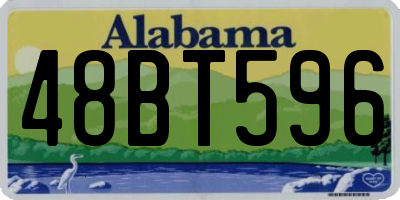 AL license plate 48BT596
