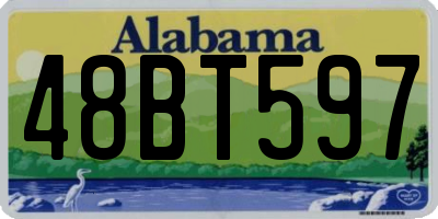 AL license plate 48BT597