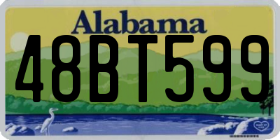 AL license plate 48BT599
